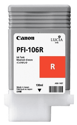 Картридж струйный Canon PFI-106R для принтеров iPF6300/  iPF6300S/  iPF6350/  iPF6400/  iPF6456, 130  мл