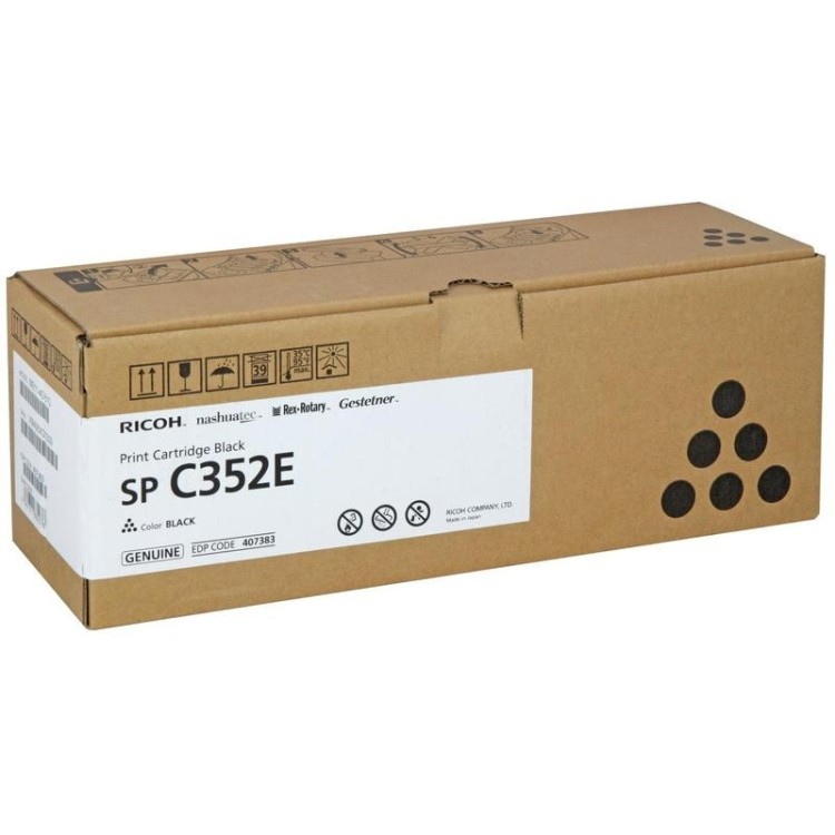 Картридж Ricoh SP C352E (407383/408215) оригинальный для Ricoh Aficio SP C352DN, черный, 7000 стр.