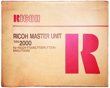 Ремкомплект Ricoh Type 2000 (889351) Master Unit оригинальный для Ricoh FT1520/ FT2010/ FT2050/ FT2051/ FT2070/ FT2020/ FT2260/ M100