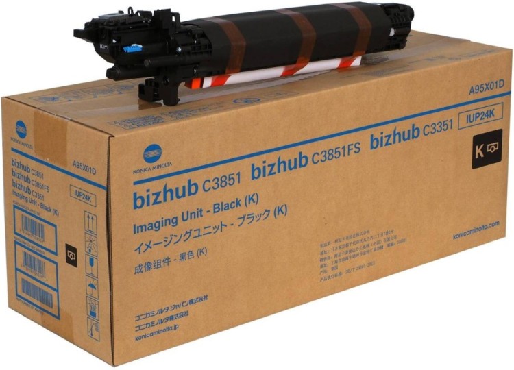Фотобарабан Konica-Minolta UP-24K/ IUP24K/ A95X01D оригинальный для принтеров bizhub C3351/ C3851/ C3851FS, чёрный, 60000 стр.