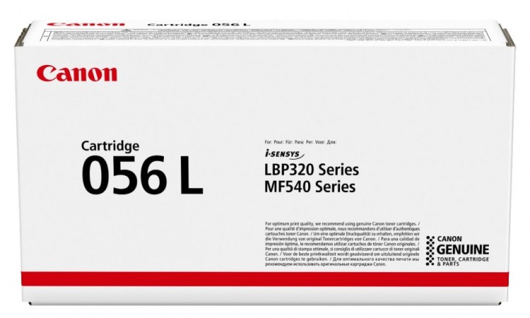 Тонер-картридж Canon 056L для принтеров i-SENSYS LBP325x/ MF542x/ MF543x, черный, 5100 стр. Тонер-картридж Canon 056L для принтеров i-SENSYS LBP325x/ MF542x/ MF543x, черный, 5100 стр.