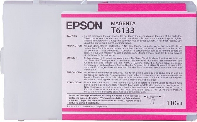 Картридж струйный Epson оригинальный C13T613300 для Stylus Pro 4450 (MAGENTA) 110ML