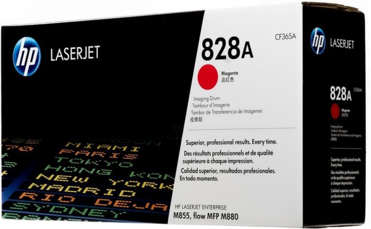 Фотобарабан HP CF365A (828A) оригинальный для принтеров Color LaserJet Enterprise M855/ M880 Magenta, 30000 страниц