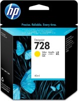 Картридж оригинальный HP 728 (F9J61A) для HP DJ Т730/Т830, желтый, 40 мл.