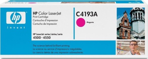 Картридж HP C4193A оригинальный для принтеров Color LaserJet 4500/ 4550, пурпурный, 6000 стр.