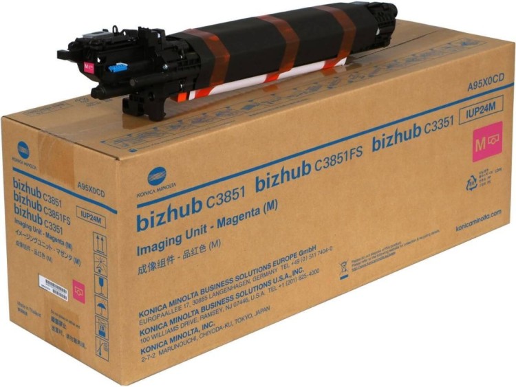 Фотобарабан Konica-Minolta UP-24M/ IUP24M/ A95X0CD оригинальный для принтеров bizhub C3351/ C3851/ C3851FS, пурпурный, 50000 стр.