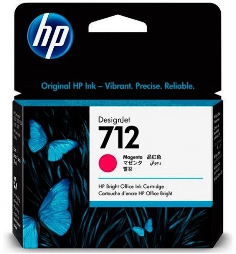 Картридж оригинальный HP 712 (3ED68A) для HP DJ Т230/ 630, пурпурный, 29 мл