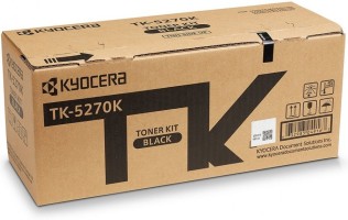 Картридж Kyocera TK-5270K (1T02TV0NL0) оригинальный для принтеров EcoSys M6230cidn/ M6630cidn/ P6230cdn, black, 8000 страниц
