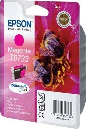 Картридж струйный Epson оригинальный C13T10534A10 / C13T07334A T0733 для Epson C79/CX3900/CX4900/CX5900 (пурпурный) (cons ink)