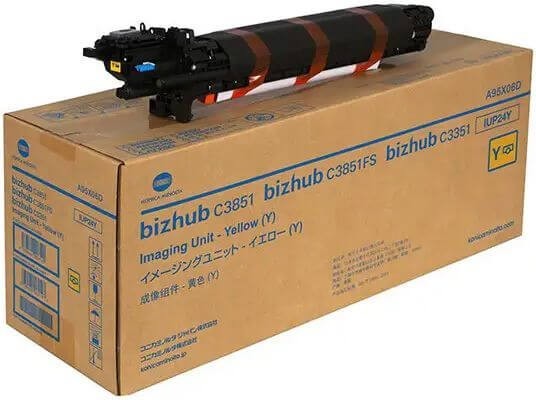 Фотобарабан Konica-Minolta UP-24Y/ IUP24Y/ A95X06D оригинальный для принтеров bizhub C3351/ C3851/ C3851FS, жёлтый, 50000 стр.