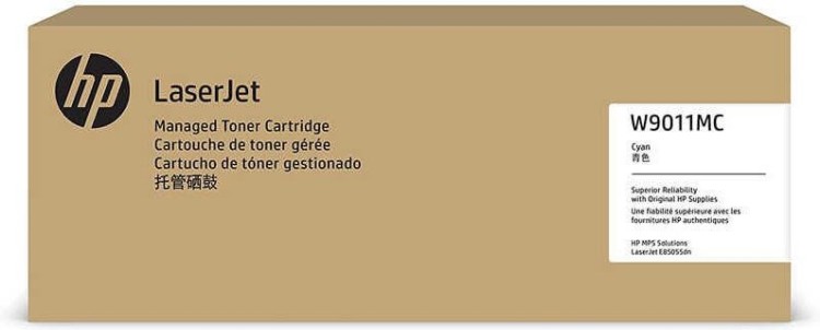 Картридж HP W9011MC оригинальный для принтера HP Color LaserJet Managed E85055, голубой, 35000 стр. Картридж HP W9011MC оригинальный для принтера HP Color LaserJet Managed E85055, голубой, 35000 стр.