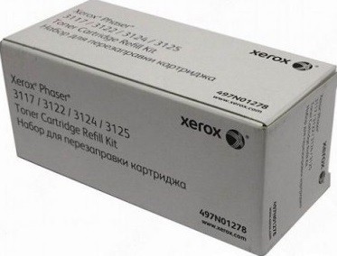 Комплект заправочный Xerox 497N01278 оригинальный для Xerox Phaser 3117/ 3122/ 3124/ 3125 black (3000 стр.)