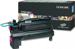 Картридж лазерный Lexmark C792X1MG для принтеров C792, пурпурный, 20000 стр.