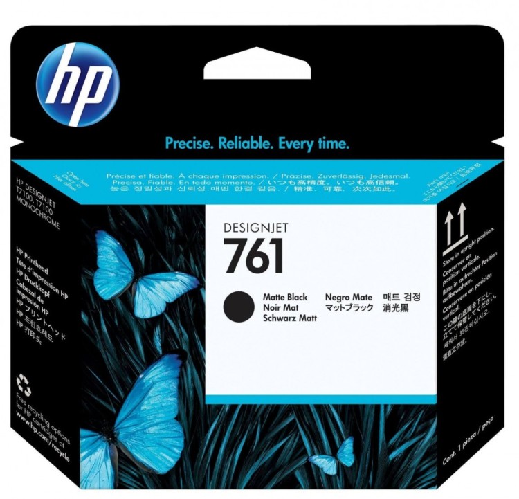 Печатающая головка оригинальная HP №761 (CH648A) для HP Designjet T7100 (matte black) Печатающая головка оригинальная HP №761 (CH648A) для HP Designjet T7100 (matte black)