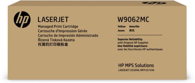 Картридж HP W9062MC (508MC) оригинальный для принтера HP Color LaserJet Managed E55040, MFP E57540, жёлтый, 12200 стр.