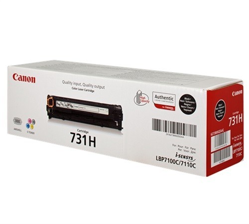 Тонер-картридж Canon 731HBk для принтеров LBP7100Cn, 7110Cw, черный, 2400 стр.