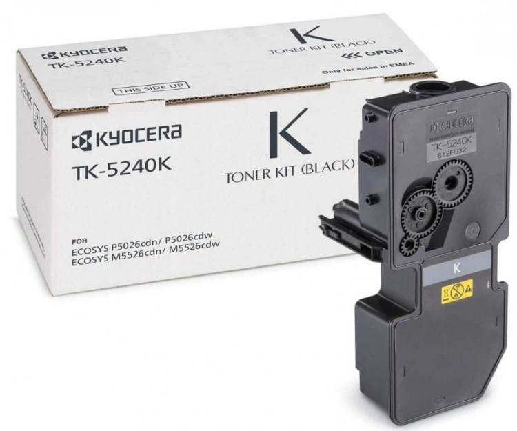 Картридж Kyocera TK-5240K  (1T02R70NL0) оригинальный для принтеров P5026cdn/cdw M5526cdn/cdw black 4000, страниц