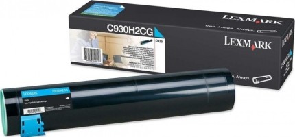 Картридж лазерный Lexmark C930H2CG для принтеров C935, голубой, 24000 стр.