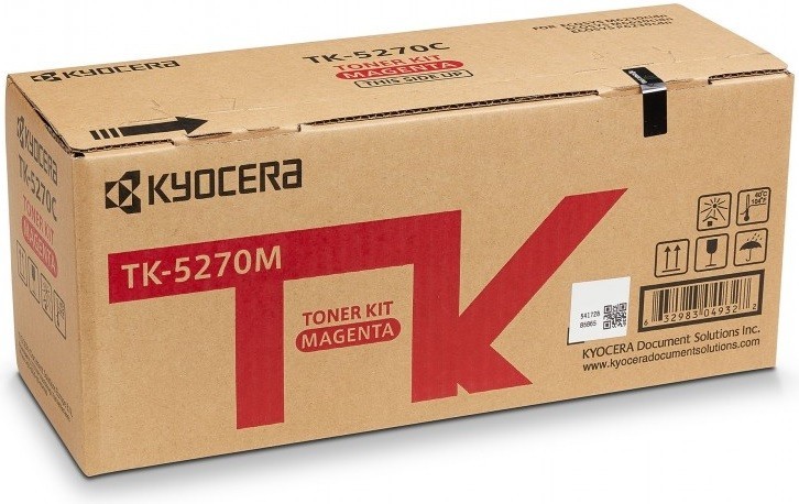 Картридж Kyocera TK-5270M (1T02TVBNL0) оригинальный для принтеров EcoSys M6230cidn/ M6630cidn/ P6230cdn, magenta, 6000 страниц Картридж Kyocera TK-5270M (1T02TVBNL0) оригинальный для принтеров EcoSys M6230cidn/ M6630cidn/ P6230cdn, magenta, 6000 страниц