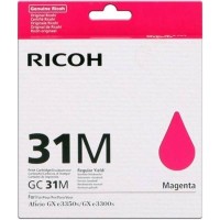 Картридж Ricoh GC 31М (405690) оригинальный для Ricoh Aficio GX e2600/ e3300N/ e3350N/ e5550N/ e7700N, пурпурный, 1560 стр.