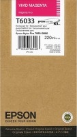 Картридж струйный Epson оригинальный T6033/ C13T603300 (vivid magenta) оригинальный для Stylus Pro 7800/ 7880/ 9800/ 9880, пурпурный, 220ml