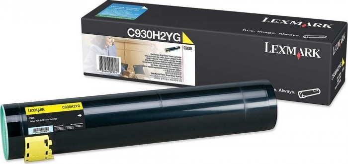 Картридж лазерный Lexmark C930H2YG для принтеров C935, желтый, 24000 стр.