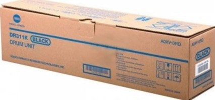 Фотобарабан Konica-Minolta DR-313K (A7U40RD) оригинальный для принтеров bizhub C258/ C308/ C368, чёрный, 120000 стр.