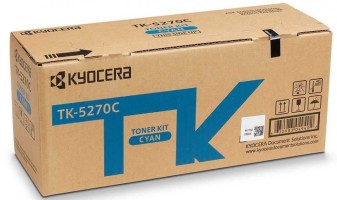 Картридж Kyocera TK-5270C (1T02TVCNL0) оригинальный для принтеров EcoSys M6230cidn/ M6630cidn/ P6230cdn, cyan, 6000 страниц