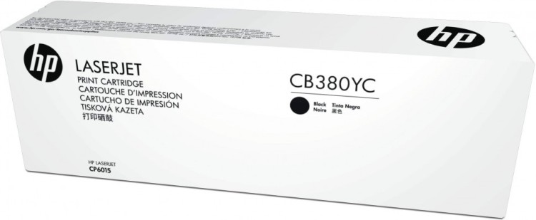 Картридж HP CB380YC (823A) оригинальный в корпоративной упаковке для принтеров Color LaserJet CM6030/ CM6040/ CP6015 ColorSphere, black, 16500 страниц, (контрактная коробка)