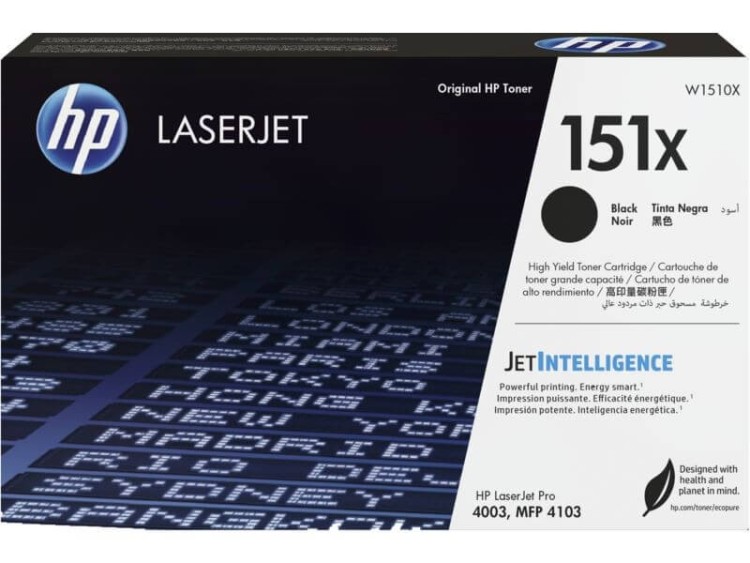 Картридж HP W1510X (151X) оригинальный для принтера HP LaserJet Pro 4003n/ 4003dn/ 4003dw/ 4103dw/ 4103fdn/ 4103fdw, чёрный, 9700стр. Картридж HP W1510X (151X) оригинальный для принтера HP LaserJet Pro 4003n/ 4003dn/ 4003dw/ 4103dw/ 4103fdn/ 4103fdw, чёрный, 9700стр.