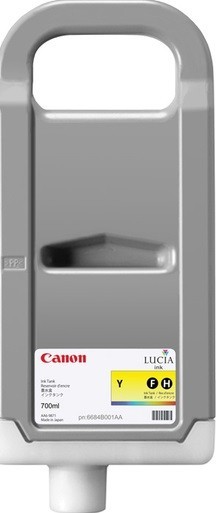 Картридж струйный Canon PFI-707Y для принтеров iPF830/ 840/ 850, 700 мл
