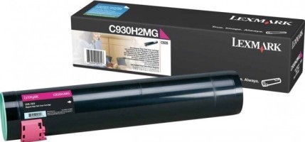 Картридж лазерный Lexmark C930H2MG для принтеров C935, пурпурный, 24000 стр.