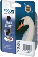 Картридж струйный Epson оригинальный C13T11114A10 / C13T08114A T0811 для Stylus Photo R270/R390/RX590 (черный) 480 стр. (cons ink)