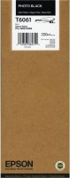 Картридж струйный Epson оригинальный T6061/ C13T606100 (photo black) оригинальный для Stylus PRO 4800/ 4880, чёрный фото, 220ml