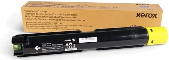 Картридж Xerox 006R01831 оригинальный для принтеров Xerox VersaLink C7120/ C7125/ C7130, жёлтый, 16500 страниц