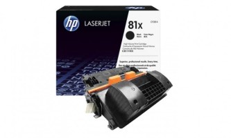 Картридж HP CF281X (81X) оригинальный для принтеров LaserJet M630dn/ M630f/ M630h/ M630z black, 25 000 страниц