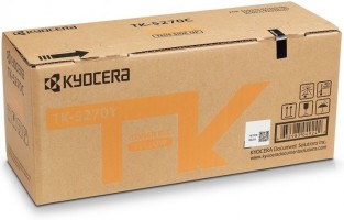 Картридж Kyocera TK-5270Y (1T02TVANL0) оригинальный для принтеров EcoSys M6230cidn/ M6630cidn/ P6230cdn, yellow, 6000 страниц