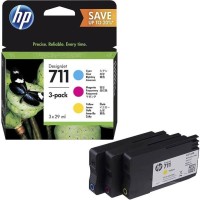 Набор оригинальных картриджей  HP 711 (P2V32A) для Designjet T120/T520, голубой, пурпурный, желтый, 3*29 мл.