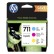 Набор оригинальных картриджей  HP 711 (P2V32A) для Designjet T120/T520, голубой, пурпурный, желтый, 3*29 мл.