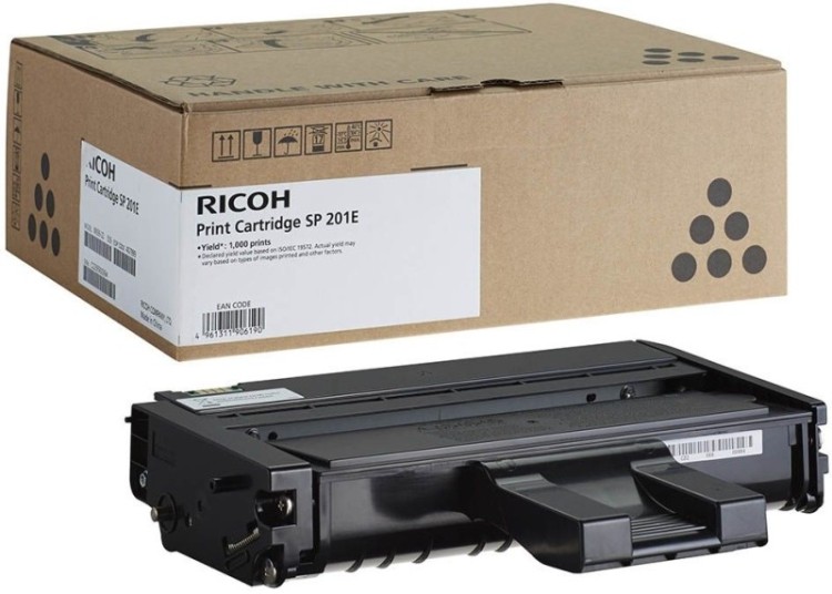 Картридж Ricoh SP 201E (407999) оригинальный для Ricoh SP 211SU/ 213SFNw/ 220Nw/ 220SNw/ 220SFNw, чёрный, 1000 стр.